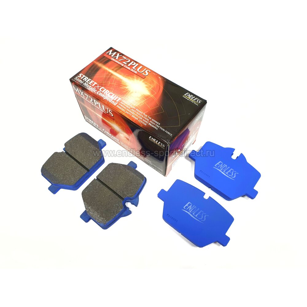 ENDLESS EP535536MX72PLUS Pads front and rear (SET) for TOYOTA